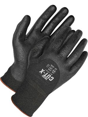 Black 13G Seamless Knit Kevlar Cut Resistant Black NBR Foam | Cut Level A4