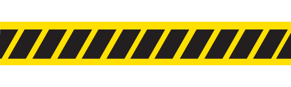 Hazard "//////////" Barricade Tape | Contractor (2.0 MIL) | INCOM BT1031 INCOM