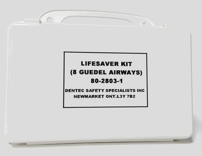 Lifesaver Kit (8 Guedel Airways) Boxed 80-2803-1 Dentec Safety