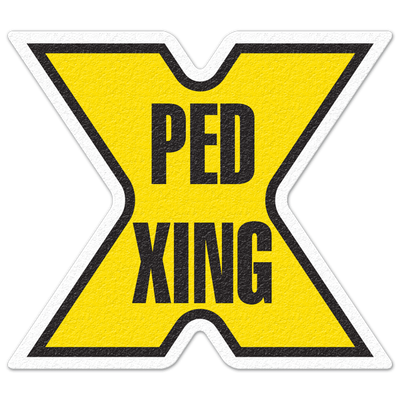 PED XING - Floor Sign FS1037V INCOM