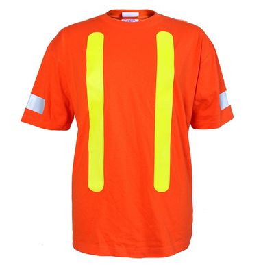 Viking Safety T-Shirt, Cotton-Silver Stripes on Sleeves 6002O Viking