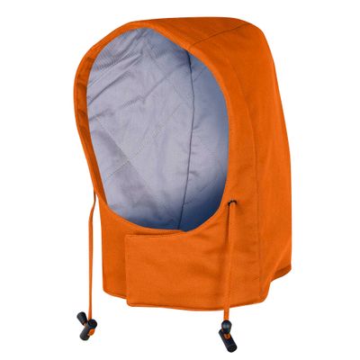 Hood For Women's FR-Tech? Hi-Vis FR/ARC-Rated Quilted Safety Parka - Hi-Vis Orange - O/S