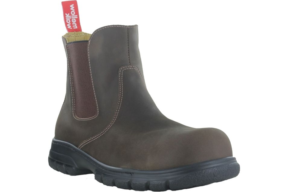 Mellow Walk Men's Quentin ESR Safety Shoe 590239BRN Mellow Walk