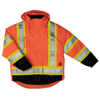 Lined 5-In-1 Safety Jacket | Class 1, 2 &amp; 3, Level 2 | Work King S426 Tough Duck/Work King