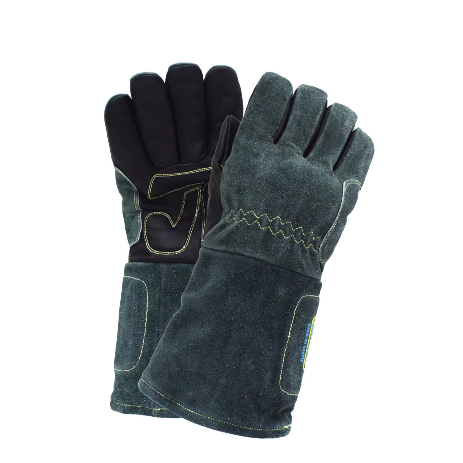 Ronco Wrangler's Grain Leather MIG Welding Gloves | Cut Level A5 |Puncture  ANSI 5 - Pair