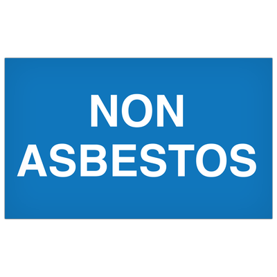 Non Asbestos - 5"x3" Label - 500/roll AB5006 INCOM