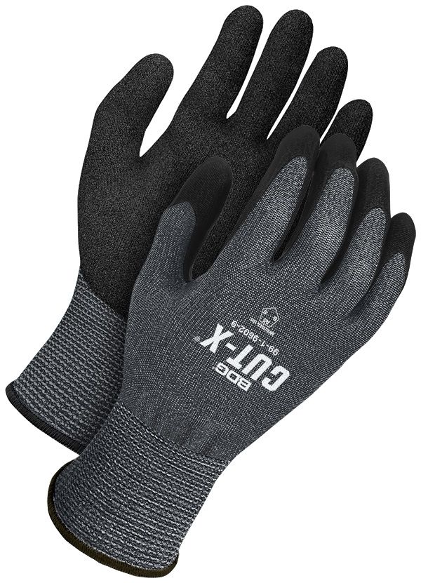 15 Gauge Non-Steel Grey Cut Resistant Black PU Palm | Cut Level A5 | Pack of 6