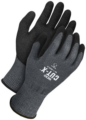 15 Gauge Non-Steel Grey Cut Resistant Black PU Palm | Cut Level A5 | Pack of 6