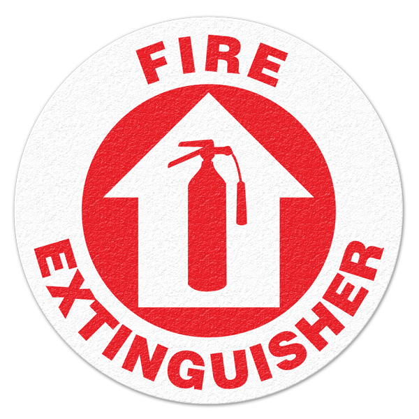 FIRE EXTINGUISHER - Floor Sign FS1011V INCOM