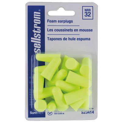 Disposable Ear Plugs Bullet Shape | Mini Pkg | Sellstrom S23414 Sellstrom
