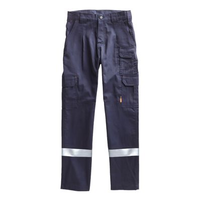 FR Navy Field Pants with Reflective Trim FR4403NV Rasco FR