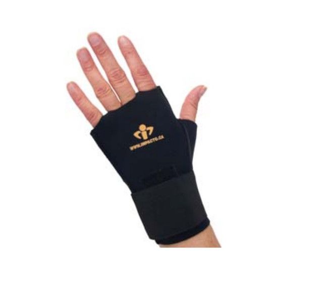 IMPACTO Anti-Fatigue Glove with Detachable Elastic Wrist Support - Fingerless Style | Sold by Each …