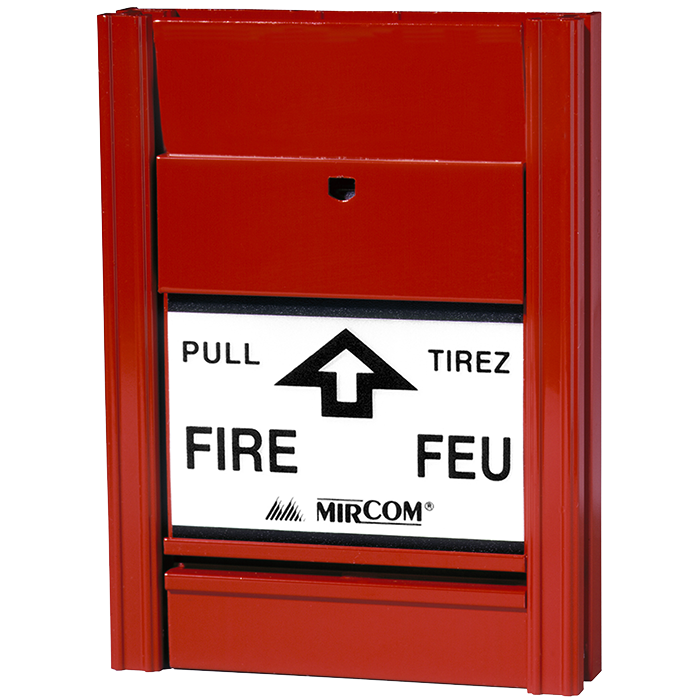 Mircom MS-400 Dual Stage Pull Station MS-402 RS Steel