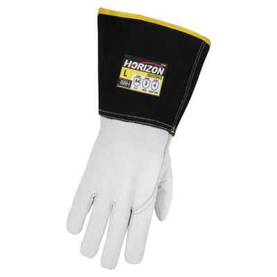 Goatskin Welding Gloves - Brown Split Cuff 760396 Groupe BBH
