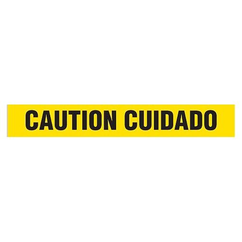CAUTION CUIDADO Dispenser Boxed Barricade Tape | INCOM BT5059DB INCOM