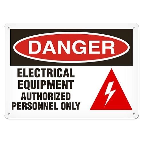 OSHA Safety Sign | Danger Electrical Haz | INCOM SS1132V, SS1132A, SS1132P, SC1132V, SC1132A, SC113…