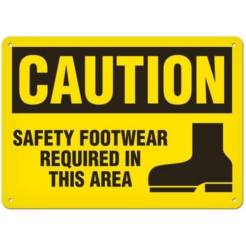 OSHA Safety Sign | Caution Safety Foot  | INCOM SS2023 INCOM