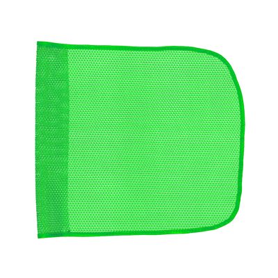 Heavy Duty Fluorescent Mesh Safety Flag - 11.5"x11.5"