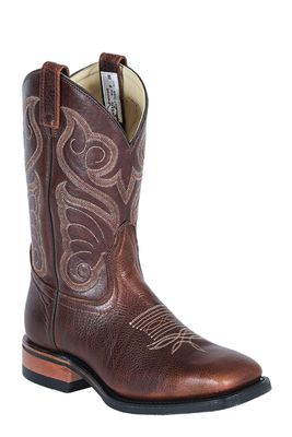 Men?s Canada West? Ropers with Canada West Fine Rib Soles - 11" Bulldog Coldbrew/ Barcelona Brown