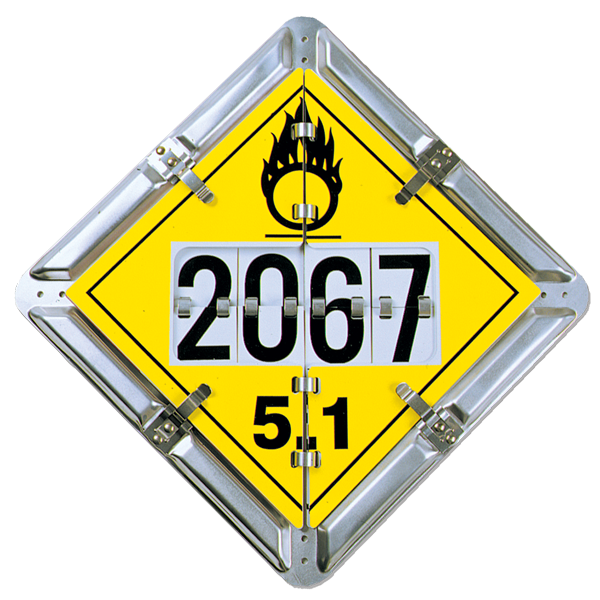 9 Legend Flip Placard with Rotating Numbers FC6000AL INCOM