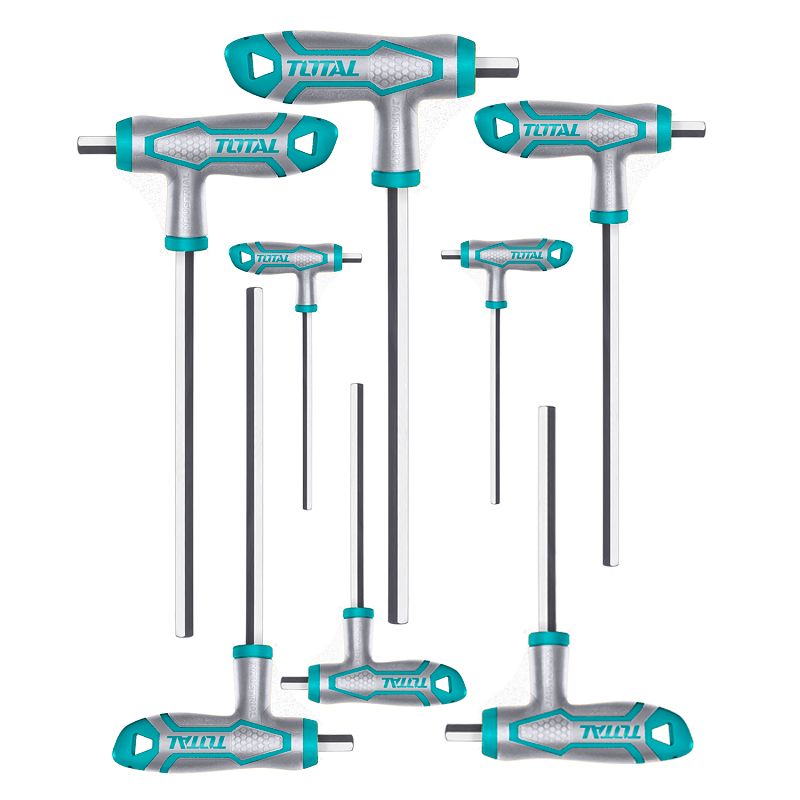 8 Pcs T-Handle Hex Wrench Set THHW8081 Total Tools Canada