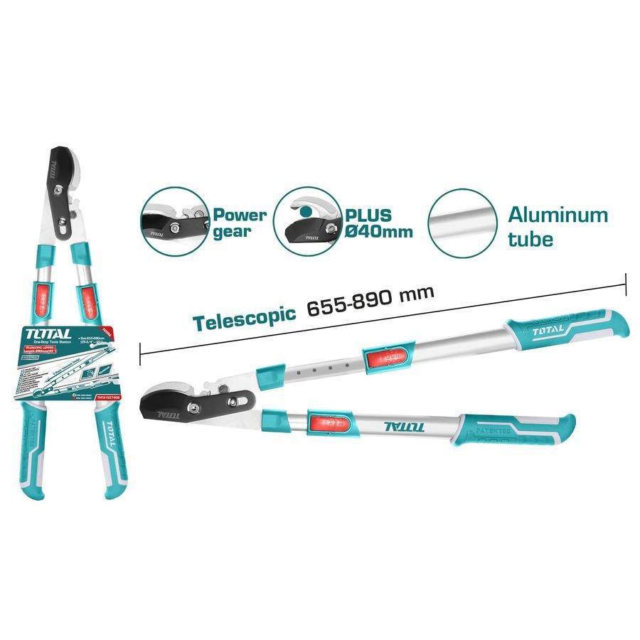 26"-34" Aluminum Telescopic Lopper