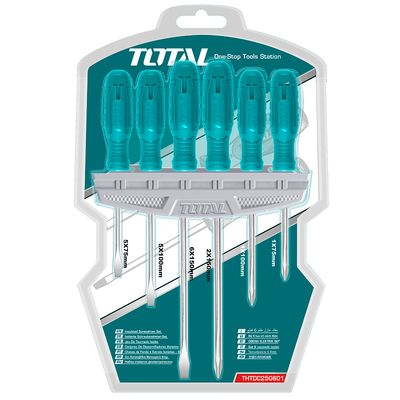 6 Pcs Screwdriver Set THTDC250601 Total Tools Canada