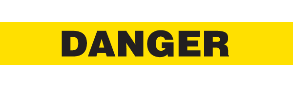 DANGER Barricade Tape | Value (1.5 MIL) | INCOM BT5056 INCOM