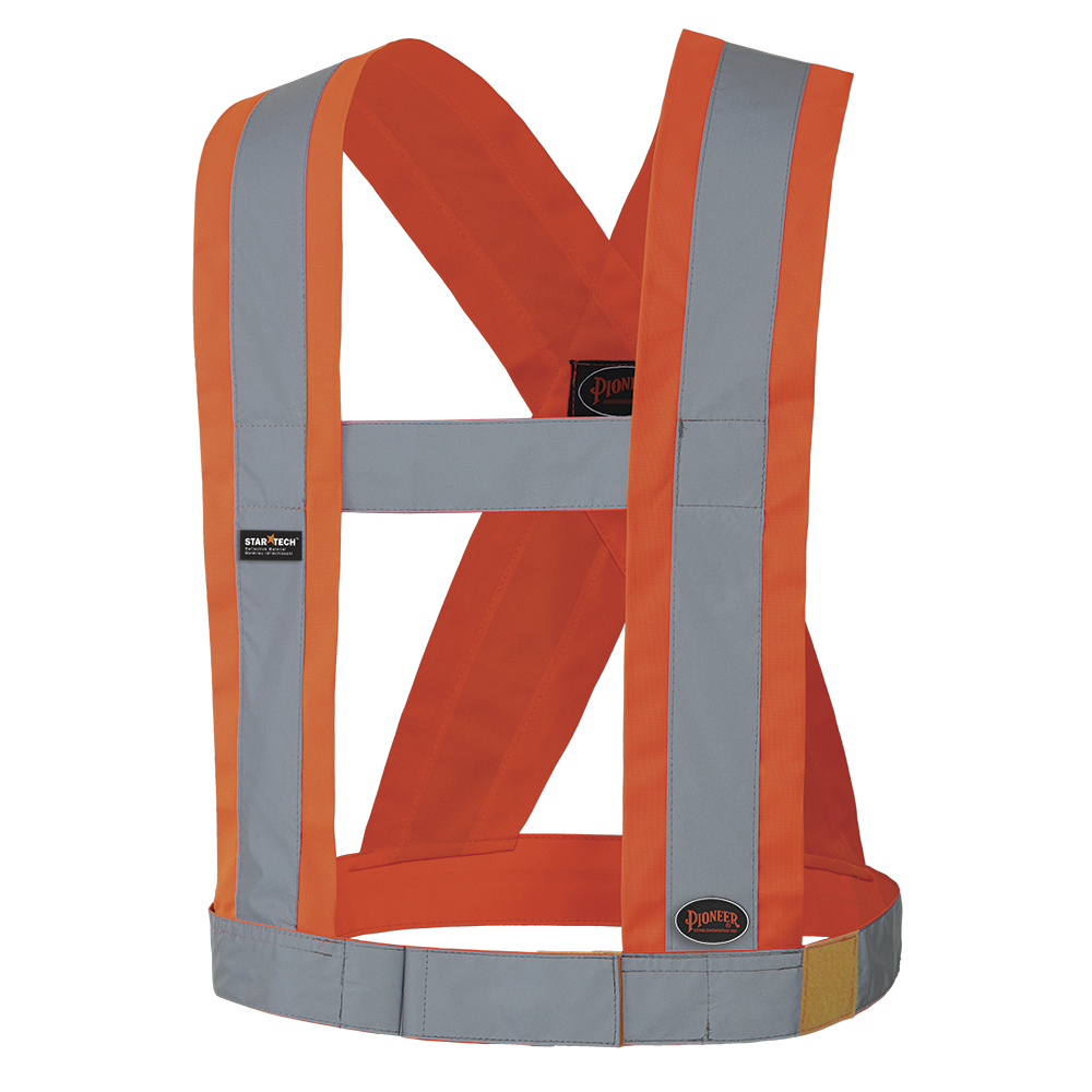 Hi-Viz CSA 4" Wide Adjustable Safety Sash | Pioneer 5491/5493   Safety Supplies Canada