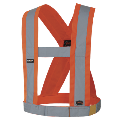 Hi-Viz CSA 4" Wide Adjustable Safety Sash | Pioneer 5491/5493   Safety Supplies Canada
