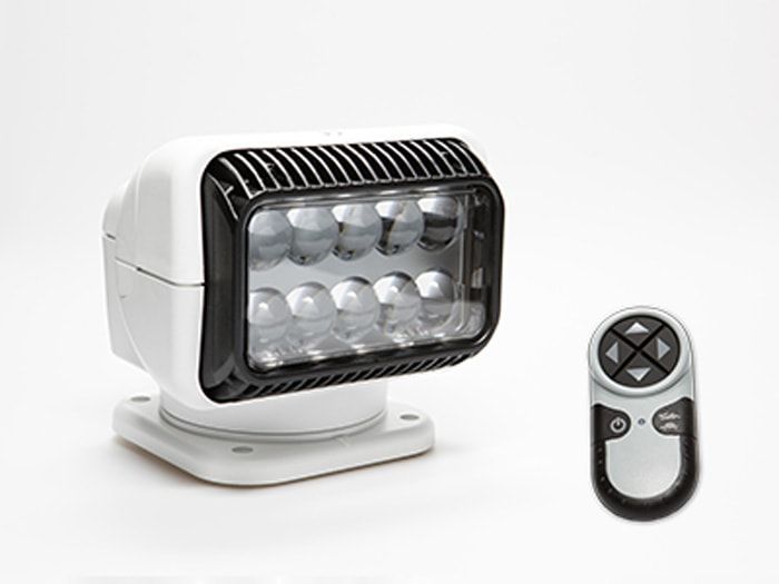 GoLight LED White Permanent Mount w/ Wireless Remote Control - Lens: Clear 20004GT   Safety Supplie?