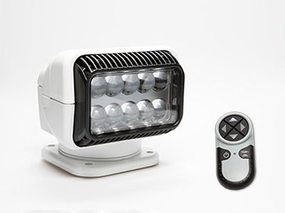 GoLight LED White Permanent Mount w/ Wireless Remote Control - Lens: Clear 20004GT   Safety Supplie?