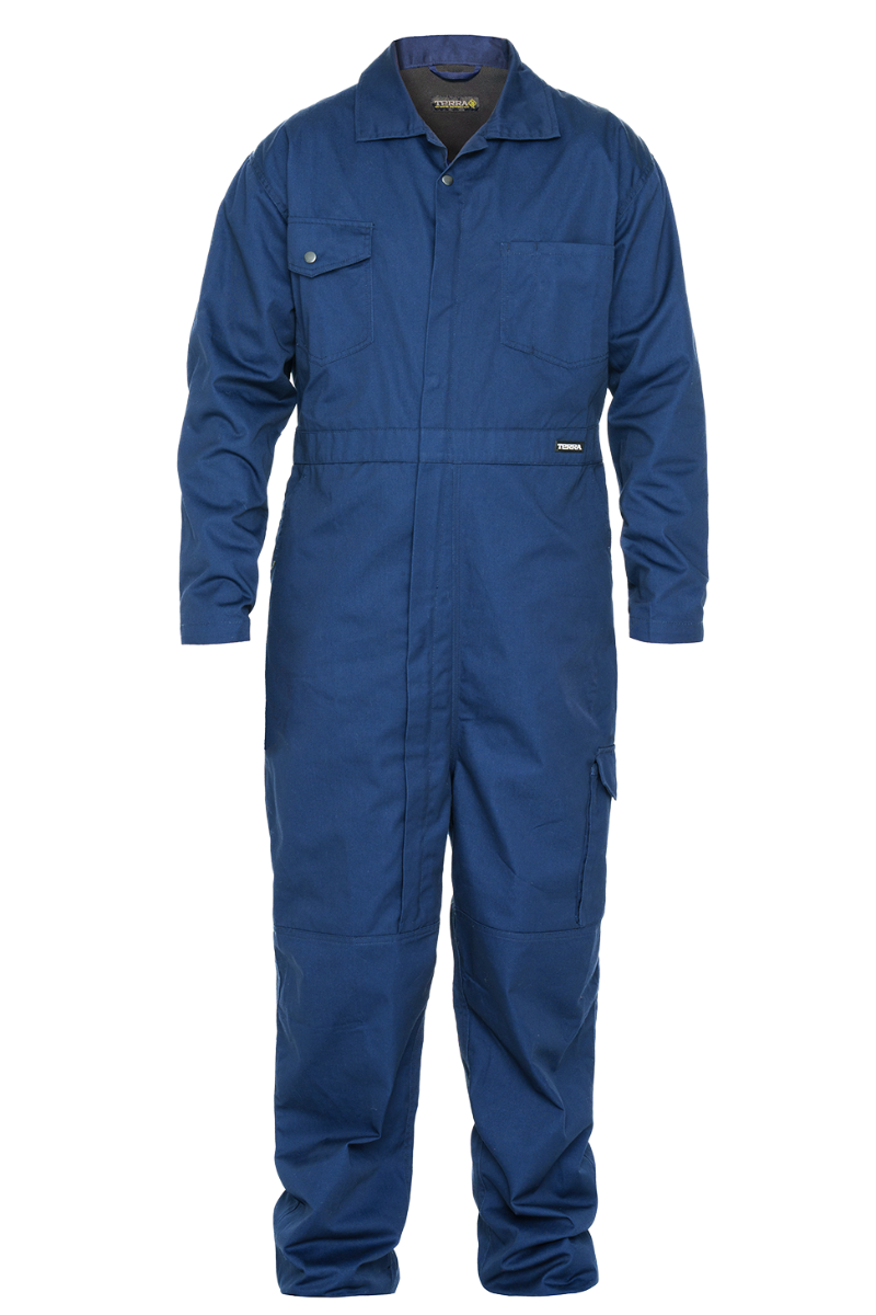 Terra Coverall High End With Stretchable Back Vent - Navy 100155NV Groupe BBH