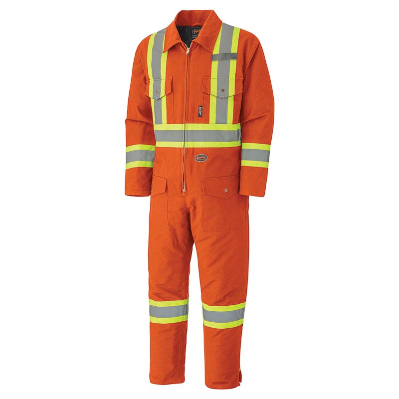 Hi-Vis Quilted Duck Safety Coverall | Pioneer 520A/5540A/5539A/5539BKA Pioneer