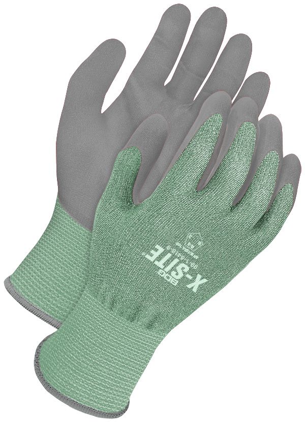 Ranger Green 18G Cut Resistant HPPE Grey Palm Touchscreen | Cut Level A4 | Pack of 12