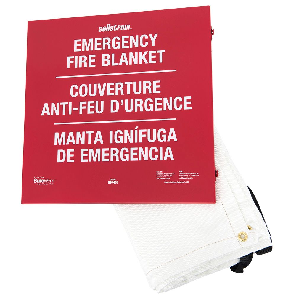 100% Fibreglass High-Temp Blanket | Sellstrom S97457 Sellstrom