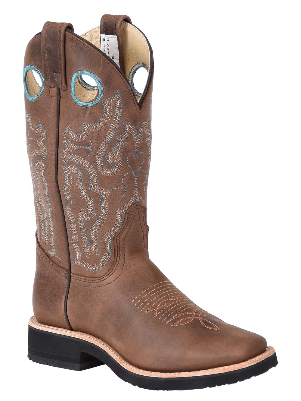 Ladies' BRAHMA? Ropers, Buckaroos &amp; Spongys? with treated leather or Vibram soles - 11" Alamo Tan -?