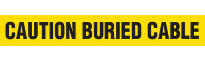 CAUTION BURIED CABLE Barricade Tape | Contractor (2.0 MIL) | INCOM BT1045 INCOM