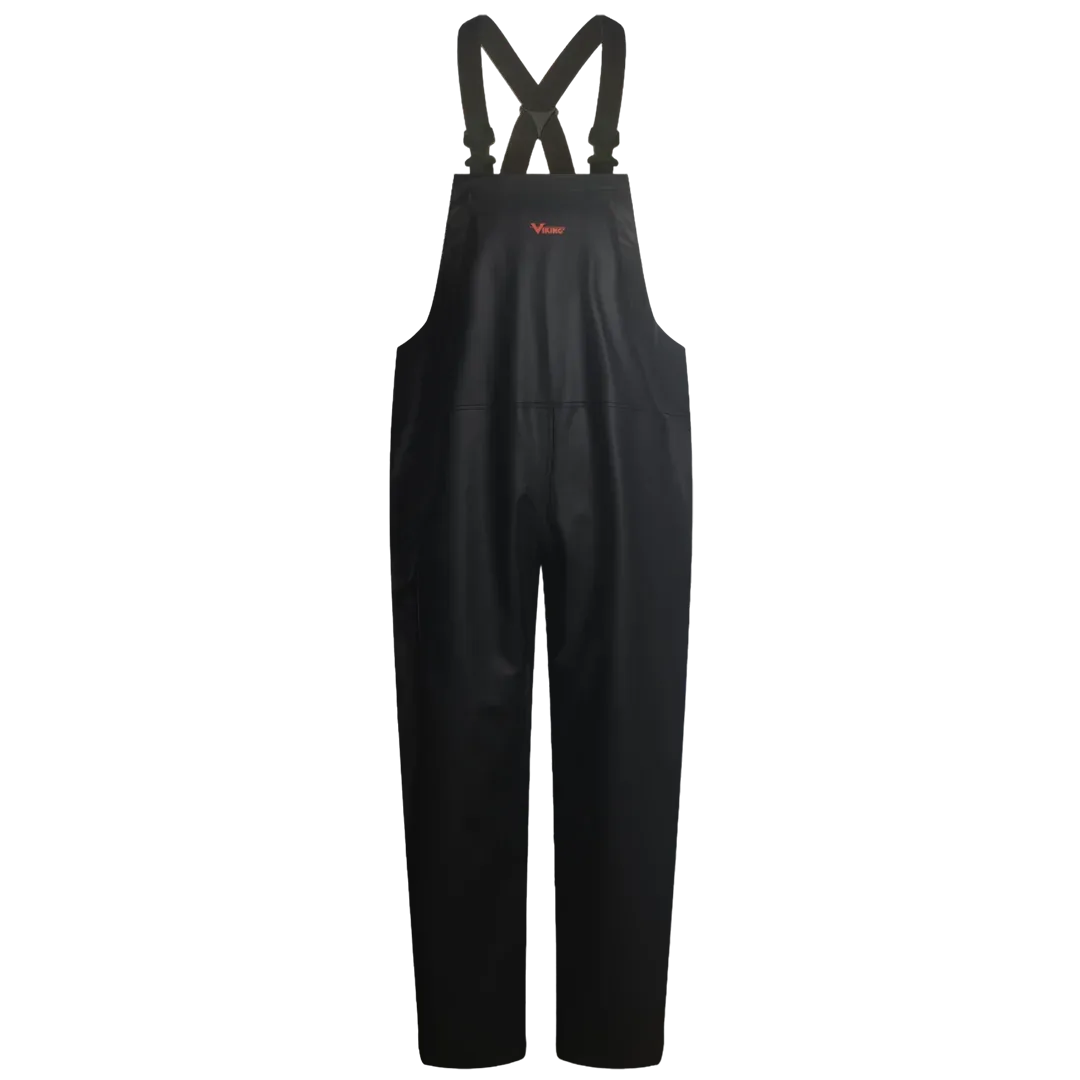 Bristol Bay PU Bib Pant with Suspenders - Black