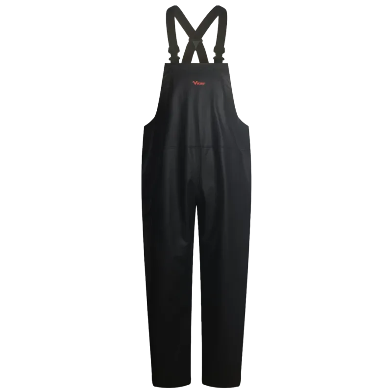Bristol Bay PU Bib Pant with Suspenders - Black 7210P Viking