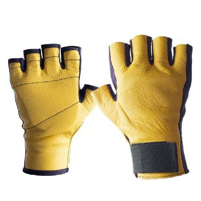 IMPACTO Anti-Impact Grain leather Glove - 3/4 Finger Style | Sold by Each 506-20-PR Impacto