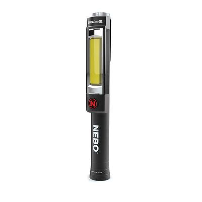 BIG Larry 2 - Storm Gray Bright Flashlight and Work Light with Clip and Magnetic Base | Nebo NEB-WL…
