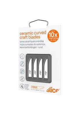 Slice? Curved Edge Rounded Tip Ceramic Blade Replacements ? Compatible With #2110548, #2110589, #21?