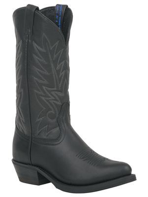 Men?s Canada West? Westerns with Fine Rib Soles - 13" Black Loggertan