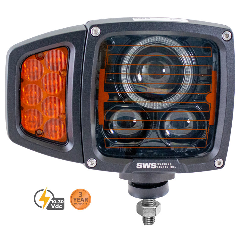 Heated LED Headlight