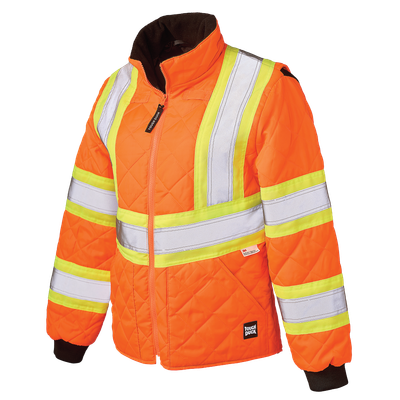 Women's Quilted Safety Freezer Jacket SJ47 Tough Duck/Work King