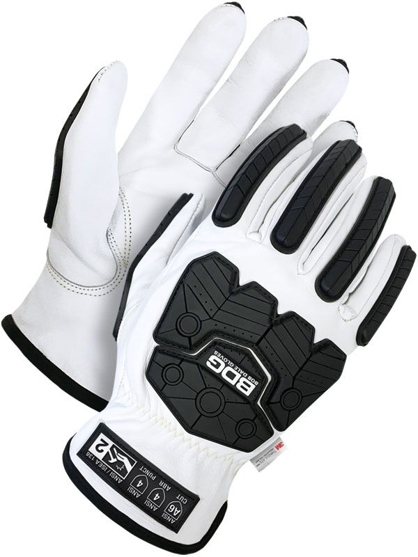 Lined Pearl Goatskin Driver w/Backhand Protection | Pack of 6 | Cut Level A6