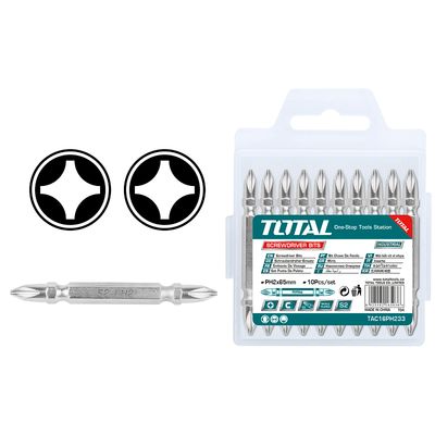 PH2X2 1/2" 10PCS Screwdriver Bit Set TAC16PH233 Total Tools Canada