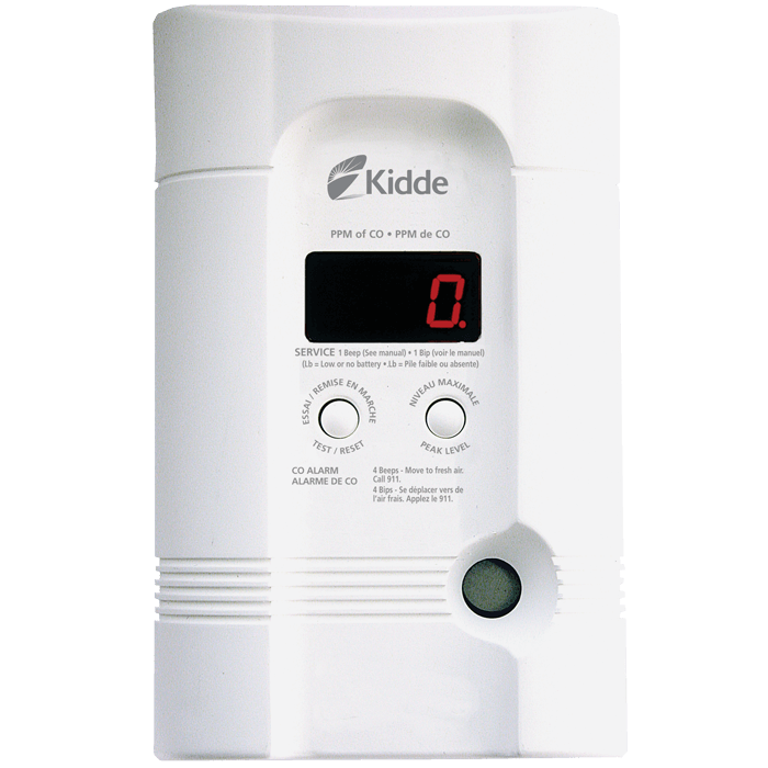 Digital Carbon Monoxide Alarm - Battery Operated KNCOEG3H RS Steel
