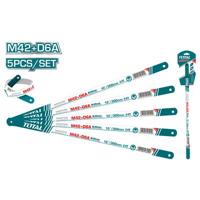 5PCS Bi-Metal Hacksaw Blade Set THTKT57245 Total Tools Canada
